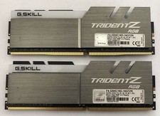 Kit G.SKILL TRIDENT Z RGB 16GB 2x8GB DDR4 3200MHZ F4-3200C16D-16GTZR DIMM GAMING comprar usado  Enviando para Brazil