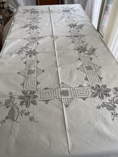 Ancienne grande nappe d'occasion Ancienne grande nappe d'occasion  Carry-le-Rouet