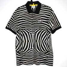 Camisa polo masculina Lacoste x National Geographic 2XL zebra crocodilo grande RARA F1249 comprar usado  Enviando para Brazil