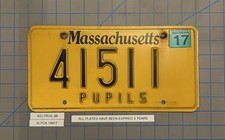 Massachusetts license plate for sale  Dorchester