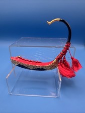 Harpa birmanesa em miniatura saung from Myanmar artesanato instrumento de cordas musicais, usado comprar usado  Enviando para Brazil