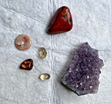 Edelstein set amethyst gebraucht kaufen  Hamburg