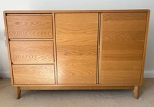 Oak veneer sideboard for sale  BODMIN