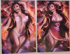 Duty Calls Girls 2 Demon Slayer Nezuko por ShyGuyz Nice & TL Virgin Variant, usado comprar usado  Enviando para Brazil