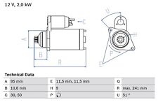 Bosch anlasser starter gebraucht kaufen  Oberlungwitz