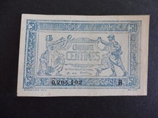Billet centimes tresor d'occasion  Senones