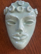 Masque céramique céladon d'occasion  France