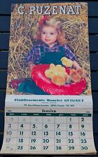 Calendrier mural vierge d'occasion  Talant