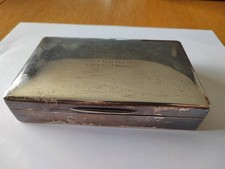 Silver military cigarette for sale  EASTBOURNE