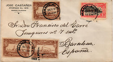 Capa Filipinas 1927 de Manila a Barcelona BLAS DE LEZO CRUISER LABEL (1275) comprar usado  Enviando para Brazil