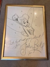 Tinkerbell pencil sketch for sale  WOKING
