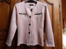 Veste suédine rose d'occasion  Briis-sous-Forges