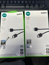 2x Belkin 6,6 pés (2m) 8K 4K Ultra Alta Velocidade HDMI 2.1 Cabo PS5 Xbox X Nintendo comprar usado  Enviando para Brazil