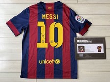 Lionel messi signed d'occasion  Expédié en Belgium