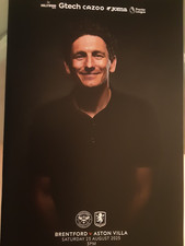 Brentford programme aston for sale  HOUNSLOW