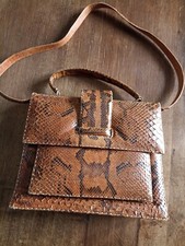 Borsa pitone vintage usato  Pavia