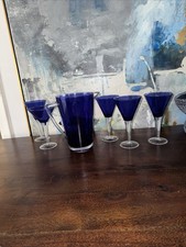 Jarro de plástico azul cobalto margarita e 4 xícaras festa de verão bebidas congeladas  comprar usado Jarro de plástico azul cobalto margarita e 4 xícaras festa de verão bebidas congeladas  comprar usado  Enviando para Brazil