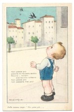 Antica cartolina illustrata usato  Savona