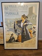 Framed vintage french for sale  Euless