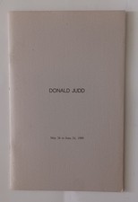 Donald judd may for sale  Culver City