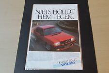 Anúncio de revista original: 1984 European VOLVO 360 GLT arte de parede pronta para quadro , usado comprar usado  Enviando para Brazil