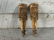 ROSAS/SALVAMENTO VINTAGE FRANCÊS ANTIGO DE BRONZE PARA MÓVEIS ORMOLU comprar usado  Enviando para Brazil