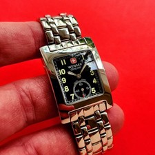 Relógio Wenger Tank raro mostrador preto com caixa folhetos S.A.K Army 093.0848 suíço comprar usado Relógio Wenger Tank raro mostrador preto com caixa folhetos S.A.K Army 093.0848 suíço comprar usado  Enviando para Brazil