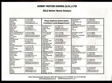 Hobby motor caravans for sale  UK