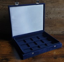Münzbox samtartig blau gebraucht kaufen  Köln