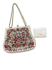 Bolsa de noite vintage Walborg tapeçaria alça corrente bolsa com espelho comprar usado  Enviando para Brazil