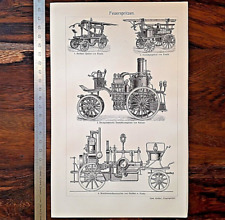 Alte lithographie feuerlöschg gebraucht kaufen  Monheim