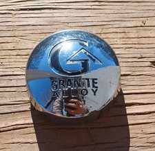 Tampa central de roda personalizada de liga de granito, cromada, peça # 53402295F-1, 89-6041-G 01, usado comprar usado  Enviando para Brazil