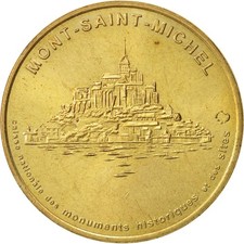 [#402832] Francja, Jeton, Żeton turystyczny, Mont Saint-Michel, 1998, Monnaie de na sprzedaż  Wysyłka do Poland