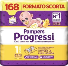 Pampers progressi newborn usato  Torino