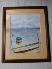 Jolie grande aquarelle d'occasion  Vailly-sur-Aisne