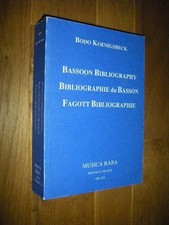 Bassoon bibliography bibliogra gebraucht kaufen  Velbert