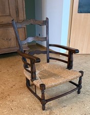 Rustikaler antiker eichestuhl gebraucht kaufen  Dalheim, Mommenheim, Undenheim