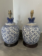 Pair blue white for sale Pair blue white for sale  TONBRIDGE