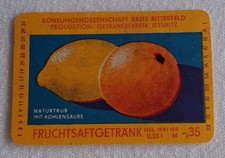 Etikett fruchtsaftgetränk fab gebraucht kaufen  Brehna