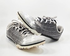Sapatos Under Armour cinza e branco chute sprint pista treinamento picos tamanho 7.5 comprar usado  Enviando para Brazil