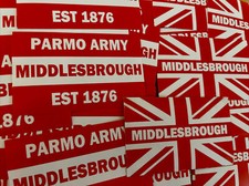 Pack middlesbrough stickers for sale  SOUTHAMPTON