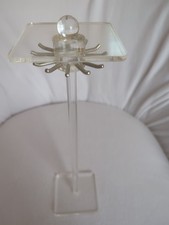 Suporte de colar vintage 12" acrílico transparente 12 - torre de exibição vertical comprar usado  Enviando para Brazil