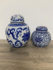 Pair ginger jars for sale  SOUTHEND-ON-SEA