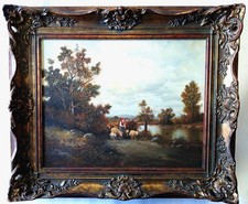 ölgemälde bäuerin schafherd gebraucht kaufen  Boppard