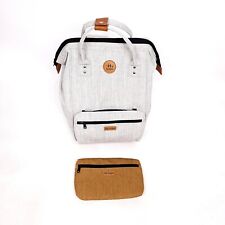 Mochila para laptop HP bege urze marrom duas bolsas destacáveis trabalho escolar viagem comprar usado  Enviando para Brazil