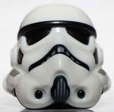 Usado, Capacete Lego Star Wars preto minifig capacete Stormtrooper moldado duplo comprar usado  Enviando para Brazil