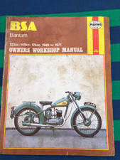 Bsa bantam workshop for sale  NEWTON ABBOT