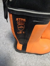 Stihl schnittschutz stiefel gebraucht kaufen  Heidesee