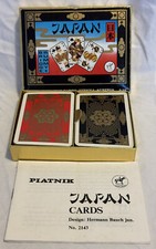 Cartas de baralho raras vintage PIATNIK baralho duplo JAPÃO #2143 Bridge Rummy Áustria comprar usado  Enviando para Brazil
