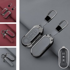 Bolsa capa chave carro couro liga zinco para Fiat Punto Evo Ducato Doblo Grande, usado comprar usado  Enviando para Brazil